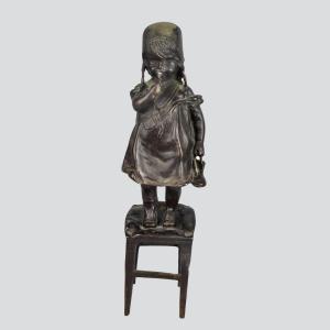 CLARA AYATS Juan 1875-1958,Little Girl Standing on a Chair,Kodner Galleries US 2023-11-08
