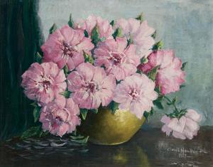 Clara Laughlin HAMILTON 1872-1968,Floral Still Life,1937,Jackson's US 2009-06-23