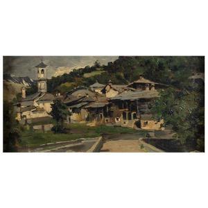 CLARA Luigi 1875-1925,Paesaggio di montagna,Colasanti Casa D'Aste Roma IT 2022-11-16