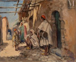 CLARAC EUGENIE 1900-1900,Scène de rue à Tunis,20th century,Millon & Associés FR 2023-12-16