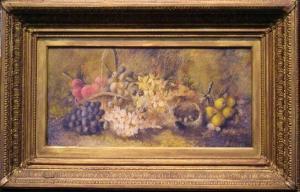 CLARE Henry 1800-1900,STILL LIFE WITH FRUIT, FLOWERS AND BIRD'S NEST ON ,William Doyle US 2003-03-18