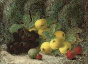 CLARE Oliver 1853-1927,Grapes, apples, plum, raspberries and strawberries,Christie's GB 2009-02-25