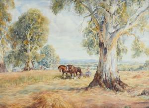 CLARE Trevor H,Ploughing the Fields,Elder Fine Art AU 2022-10-16