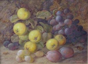 CLARE Vincent,Grapes, Apples and Plums on a Mossy Bank,Simon Chorley Art & Antiques 2011-07-28