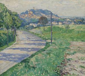 CLARENBACH MAXIMILIAN 1880-1952,A sunny road in Southern Germany,Christie's GB 2012-12-04