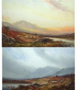 CLARENCE F,Moorland Landscapes with Shepherds and Sheep,Keys GB 2011-12-09