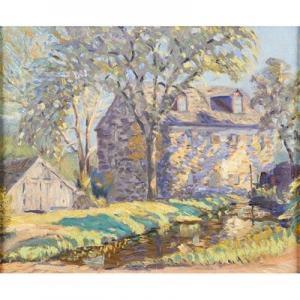 CLARENCE MAGILL Roscoe,Mill at Paradise Valley,1927,Rago Arts and Auction Center 2019-05-04