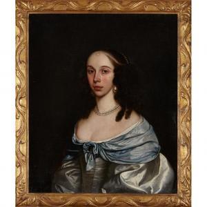 CLARET William 1646-1706,PORTRAIT OF A LADY IN A BLUE DRESS,Lyon & Turnbull GB 2017-05-24