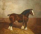 CLARK Albert 1880-1963,RIVAL CHIEF' - A SHIRE HORSE IN A STABLE,1898,Sworders GB 2015-09-15