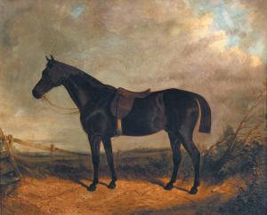 CLARK C,Le cheval sellé,1865,Boisgirard & Associés FR 2009-08-09