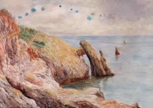 CLARK E 1800-1900,A coastal landscape,1888,Bellmans Fine Art Auctioneers GB 2019-07-05