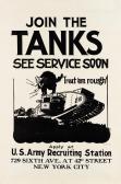 CLARK HENRY E,JOIN THE TANKS / SEE SERVICE SOON,c.1917,Swann Galleries US 2017-08-02