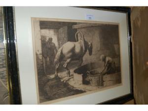 CLARK J.B,Together with another oak framed engraving,Lawrences of Bletchingley GB 2009-07-14