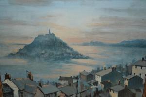 CLARK J,view of St. Michael's Mount from a Cornish fishing,Lawrences of Bletchingley 2019-01-29