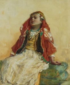 CLARK James 1834-1926,YOUNG EASTERN GIRL,Ross's Auctioneers and values IE 2023-06-14