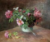CLARK Jean 1902,Still life of flowers in a vase,Gorringes GB 2010-02-10