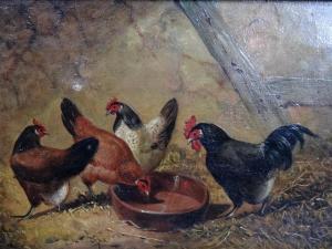 CLARK Joseph Benwell 1857-1938,Chickens,Bellmans Fine Art Auctioneers GB 2019-11-19
