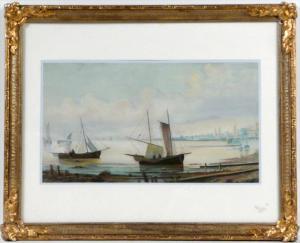 CLARK Julie 1900-1900,Harbor Scene,Nye & Company US 2012-06-19
