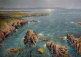 CLARK Thomas Brown 1895-1983,A Rocky Coastal Scene,John Nicholson GB 2017-08-02