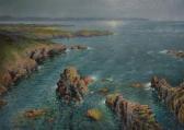 CLARK Thomas Brown 1895-1983,A Rocky Coastal Scene,John Nicholson GB 2017-05-31