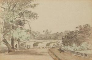 CLARK Thomas 1820-1876,The Bridge Over The Serpentine,Butterscotch Auction Gallery US 2020-11-22