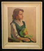 CLARK Tony 1954,A Portrait of a Girl in Green,1954,Bonhams GB 2005-11-13