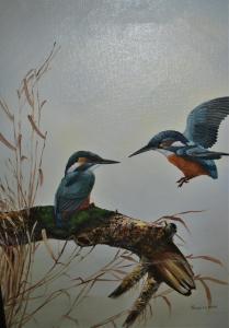 CLARK Tony 1954,kingfishers,20th Century,Lawrences of Bletchingley GB 2022-07-19