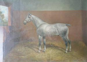 CLARK Walter Appleton 1876-1906,A dappled grey in a stable,20th century,O'Gallerie US 2008-04-02