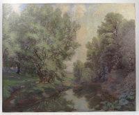 CLARKE Alfred Alexander 1800-1800,The Banks of the Bollington Summertime, rural,1913,Serrell Philip 2016-07-14