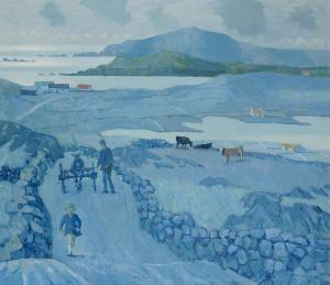 CLARKE Carey 1936,WESTERN IRISH LANDSCAPE,1967-69,De Veres Art Auctions IE 2023-11-21
