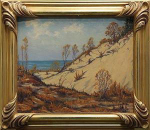 CLARKE CHRISTOPHER W 1879-1958,Dunes in Autumn,Clars Auction Gallery US 2014-02-15