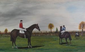CLARKE Colin,An American polo match - A polo player and pol,Bellmans Fine Art Auctioneers 2021-04-21