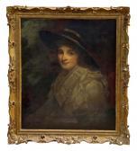 CLARKE George Frederick 1823-1906,portrait of Mrs Morier,Reeman Dansie GB 2018-02-13