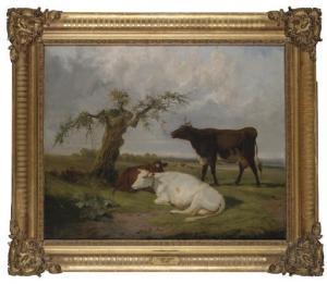 CLARKE Janice 1900-1900,Cattle resting by a tree,Christie's GB 2007-12-06