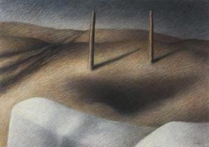 CLARKE John Clem 1937-2021,Dune Landscape,1995,Strauss Co. ZA 2024-01-15