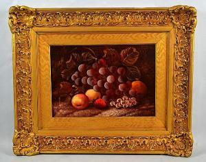 CLARKE OLIVER,Still life with fruit,1880,Dargate Auction Gallery US 2015-06-27