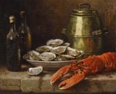 CLAUDE Eugene 1841-1922,Lobster, oysters, and wine,Bonhams GB 2012-10-15