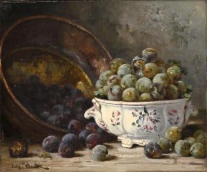 CLAUDE Eugene 1841-1922,Nature-morte aux prunes,Etienne de Baecque FR 2023-12-01