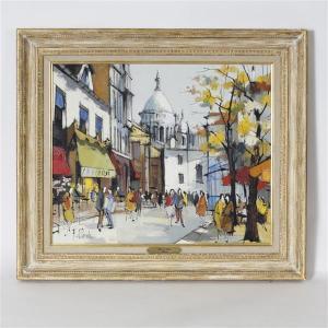 Claude F,Place du Tertre,1950,Ripley Auctions US 2017-07-22