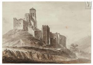 CLAUDE VICTOR de BOISSIEU 1784-1868,Vue animée de Sion en Valais et une vue de l\,Millon & Associés 2023-11-23