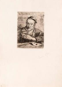 CLAUS Emile 1849-1924,Vischin Denan,Cornette de Saint Cyr FR 2018-12-18