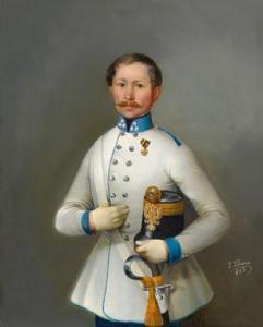 CLAUS Josef 1800-1900,Bildnis einesOffiziers,1812,Palais Dorotheum AT 2010-02-17