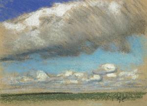CLAUSEN George 1852-1944,Cloud study,Christie's GB 2011-06-15