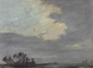 CLAUSEN George 1852-1944,Landscape at dusk,Christie's GB 2015-12-03
