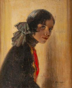 CLAUSMEYER Claus 1887-1968,Portrait de Madame H.,Deburaux et Associes FR 2019-10-04