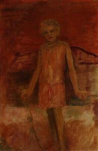 CLAUSSEN Sophus 1865-1931,Portrait of a girl,1929,Bruun Rasmussen DK 2020-09-07
