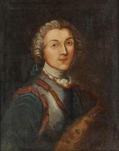 CLAVEL Ismael Adolphe 1800-1800,Portrait présumé de Jean de Balestrier et de sa fe,Ader 2011-12-07