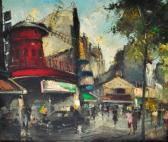 CLAVEY Fernand 1918-1961,Le Moulin Rouge, Paris,Morand FR 2017-09-10