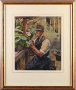 CLAY Beryl M 1889,IN THE GREENHOUSE,Anderson & Garland GB 2014-03-25