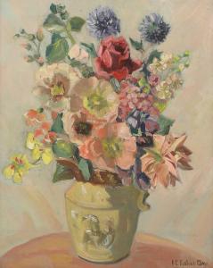 CLAY Elizabeth Fisher Campell 1871-1959,Flowers in a jug,Sworders GB 2023-04-04